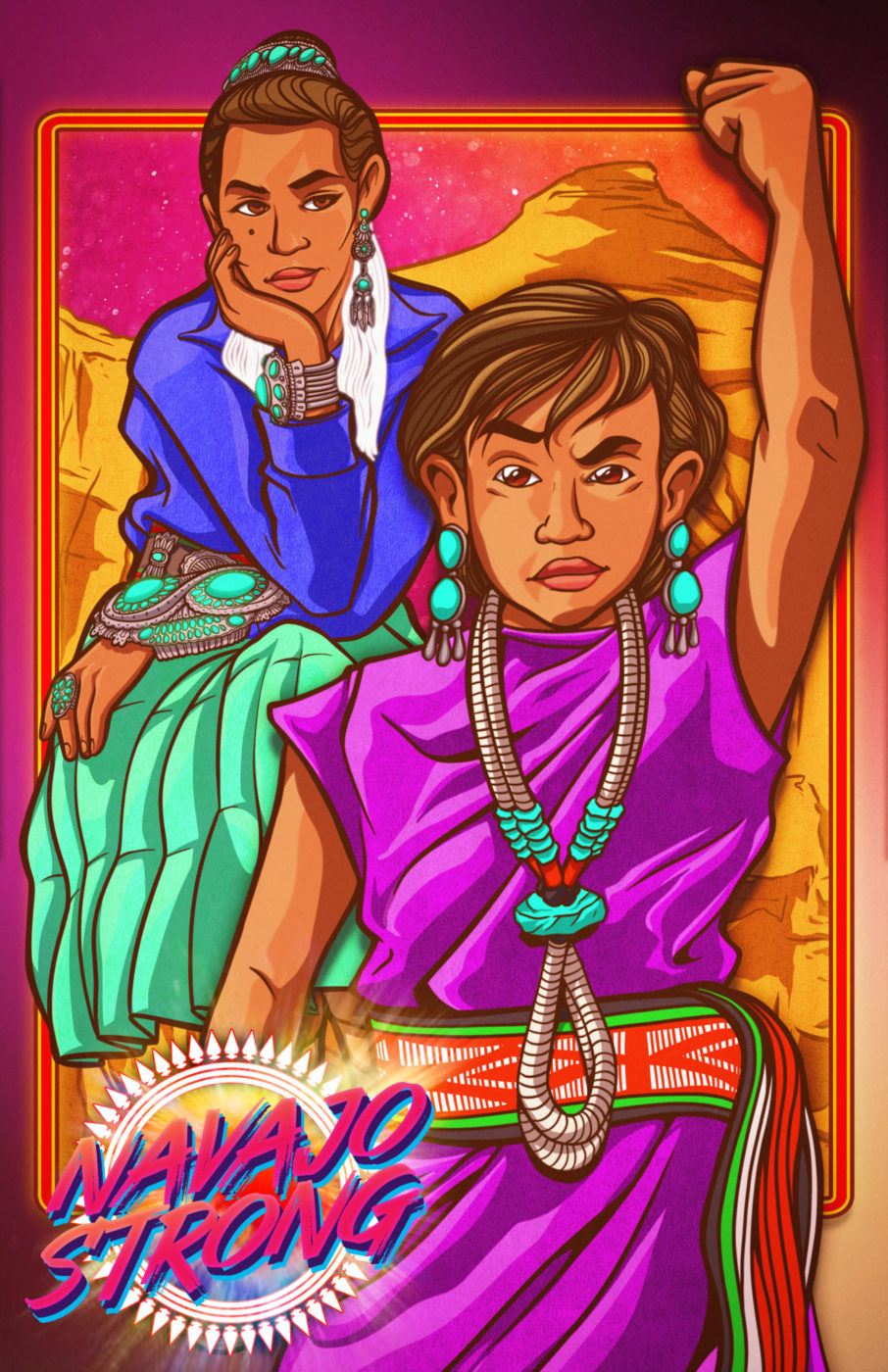 Power Sisters Duo Navajo Strong