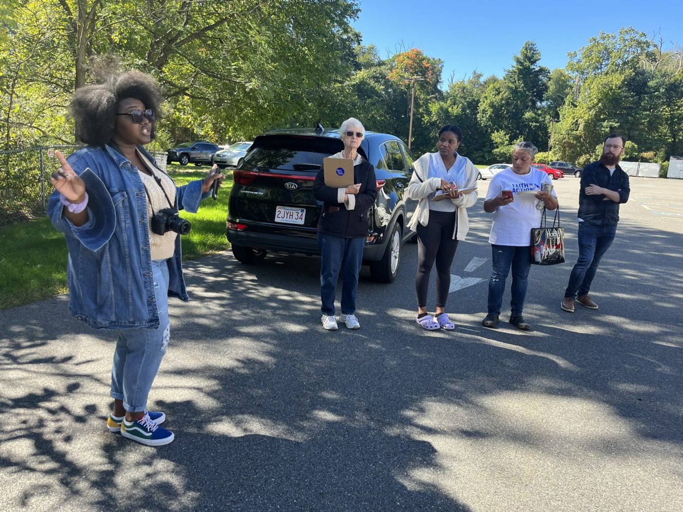 Organizers and partners with MA Voter Table knock doors across Massachusetts to get out the vote.