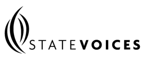 State Voices Black Logo